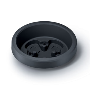 Barril de agua de lluvia 240l maze de plastico en color antracita 59,3 (largo) x 59,3 (ancho) x 111 (altura) cm