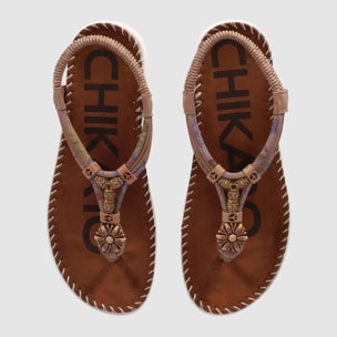 Sandalias - Cuero - Tacón: Bajo