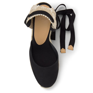 Alpargata Carina cuña de yute 11cm doble plataforma