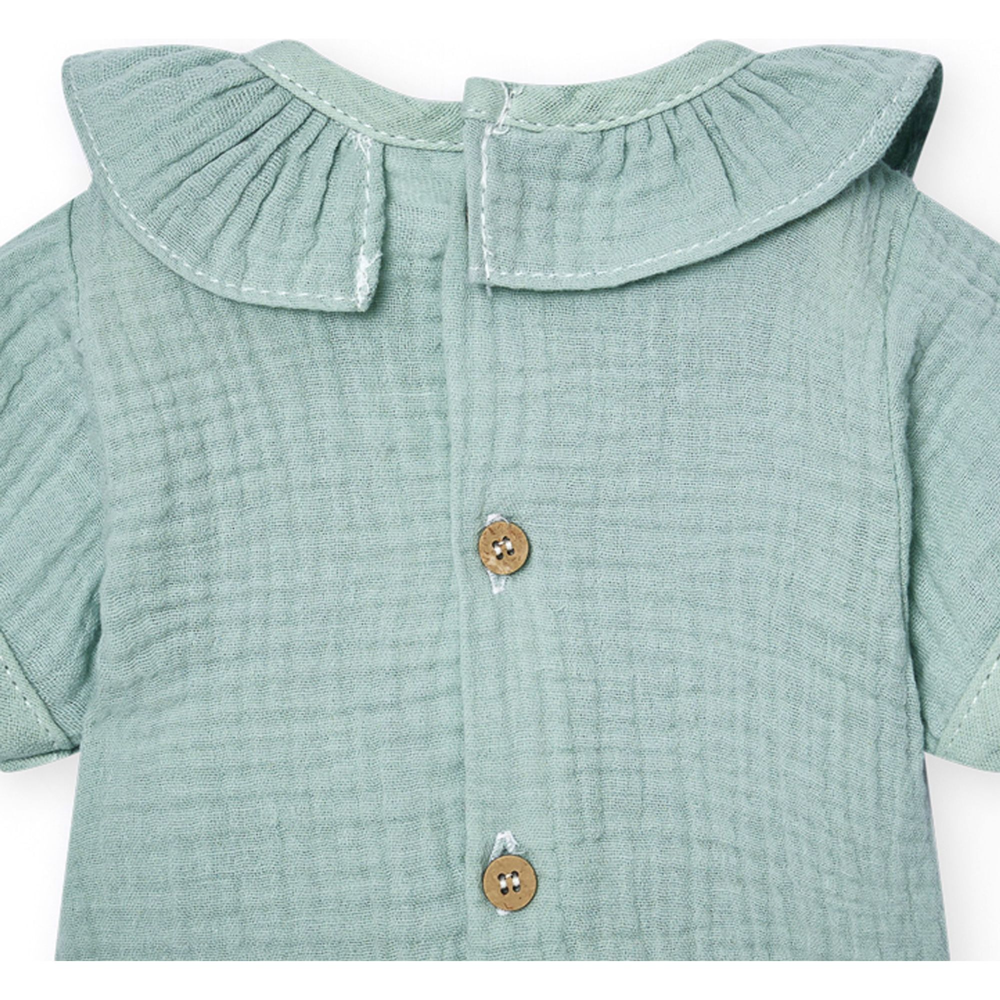 Body bebé manga corta cuello bambula