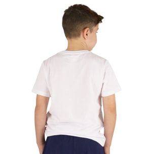 Camiseta de niño color blanco