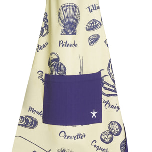Tablier imprimé COTON Tablier imprimé PECHE A PIED