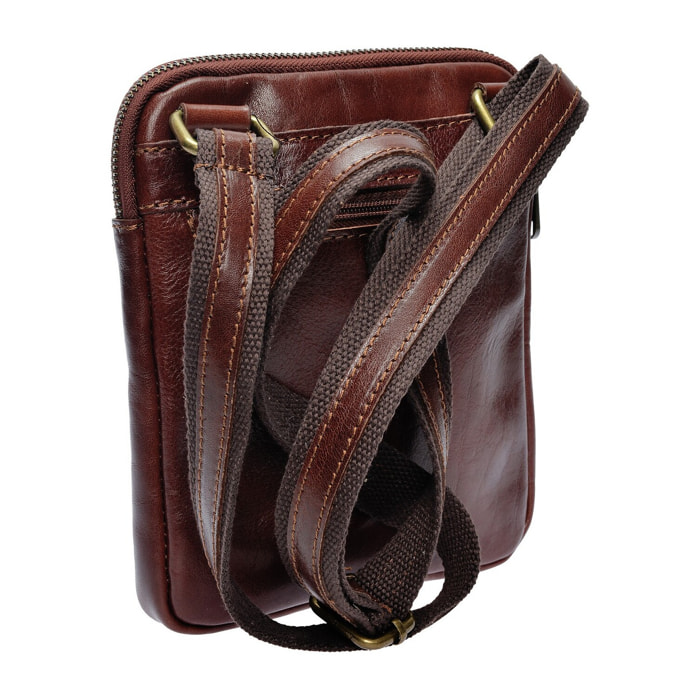 Borsa a spalla Anna Luchini Marrone