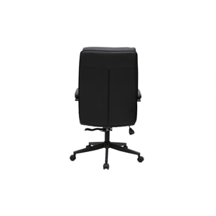 Fauteuil de bureau à roulettes noir SAEL