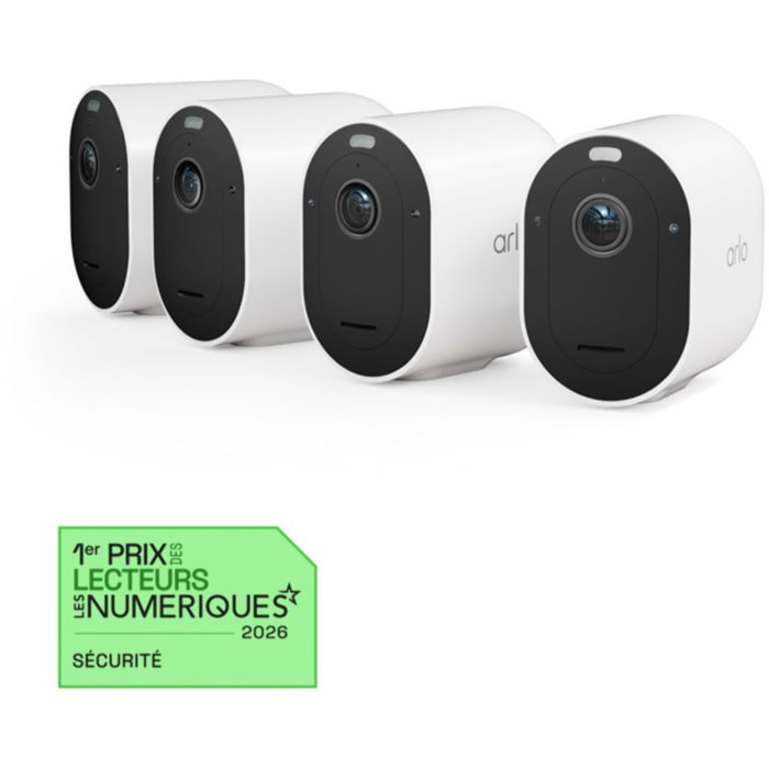 Caméra de surveillance ARLO 4 caméras Pro 5 2K+ Spotlight