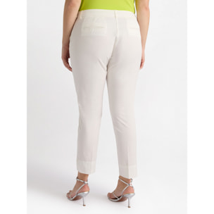 Fiorella Rubino - Pantaloni modello New York - Bianco