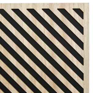 Panneau décoratif mural Eileen 58x58cm rayures