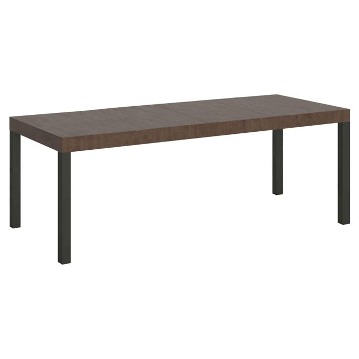 Mesa extensible 90x160/264 cm Everyday Premium Nogal estructura Antracita