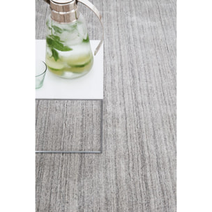 Tapis salon et chambre fait main en viscose motif uni NIQUI