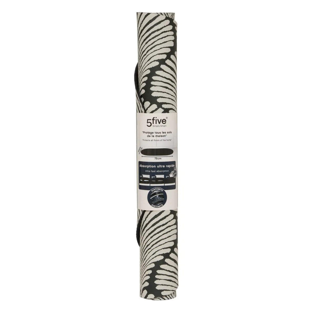 Tapis de douche anti-dérapant diatomite L75cm