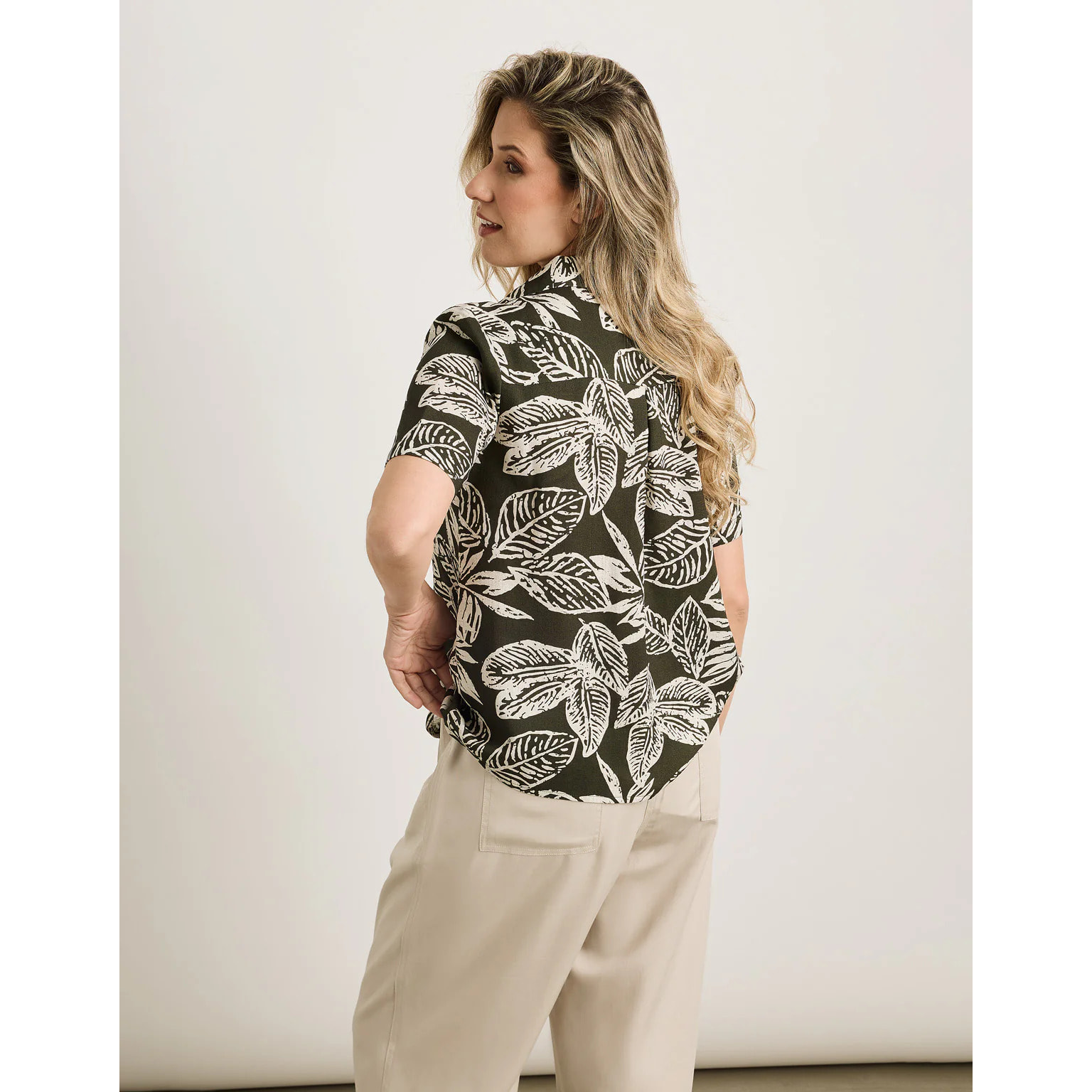 Camisa Manga Corta Verde - Bajita