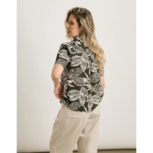 Camisa Manga Corta Verde - Bajita