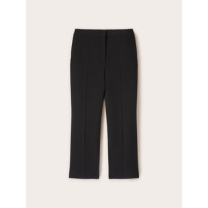 Motivi - Pantaloni regular con piega stirata - Nero