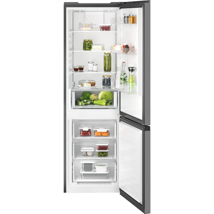 AEG Frigorífico combi de libre instalación Serie 6000 Gris de 187 cm ORC6N321DS | Reacondicionado