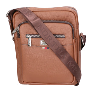 Borsa a tracolla uomo - Modello False - 100% pelle PU - 20.0 x 24.0 x 6.0 cm