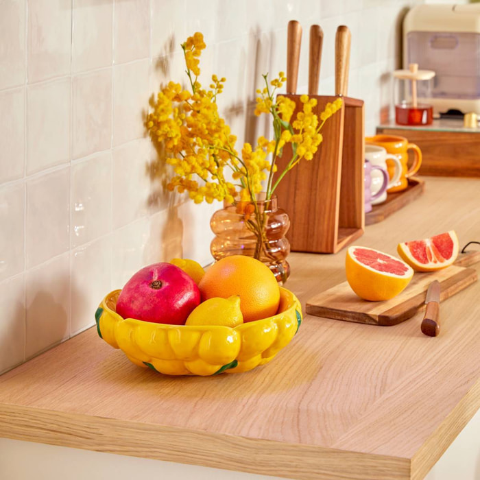 Coupe Fruity D25cm jaune