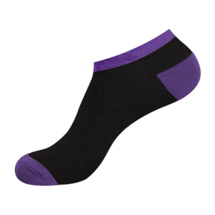 Set de 2 pares de calcetines tobilleros modelo Eggplant