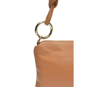 Borsa a tracolla Anna Luchini Cammello