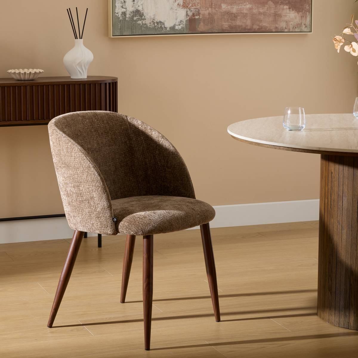Chaise Celeste H.80cm marron