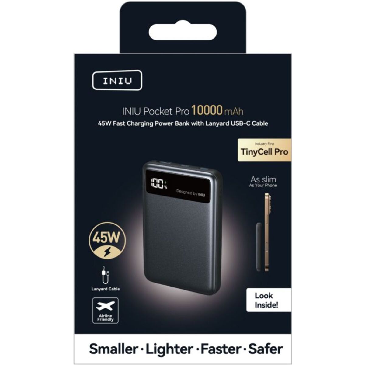 Batterie externe INIU 10000 mAh Pocket Pro S