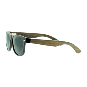 Gafas de Sol Feler 1501-1 - BLACK Polarizadas de Madera Unisex 53 mm