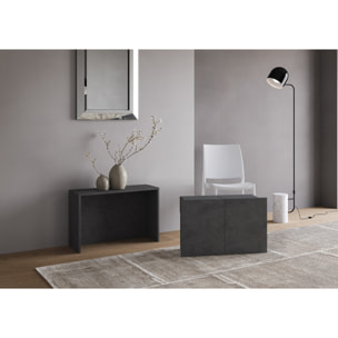 Banco extensible inferior y superior 26x72/300 cm Evolve Antracita Espatulado extensiones internas