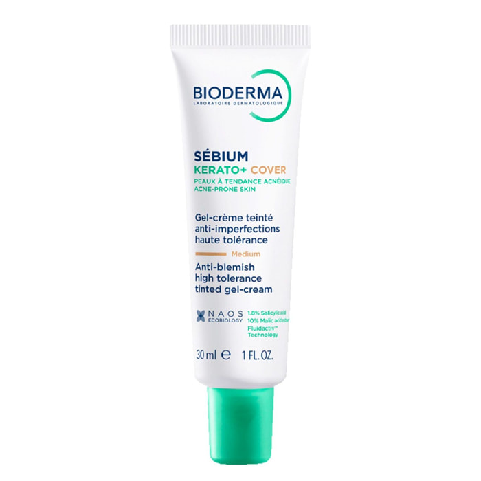 Sébium - Kérato+Cover Gel-Crème Teinté Anti-Imperfections Haute Tolérance 30 ml