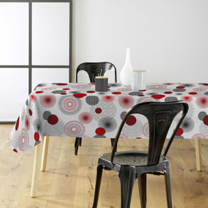 Sous-nappe protectrice imprimée graphiques - Rouge