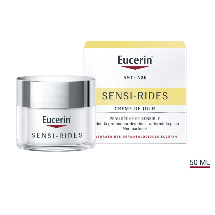 Sensi Rides - Crème Riche de Jour Anti Rides - Peaux Sèches et Sensibles - 50 ml