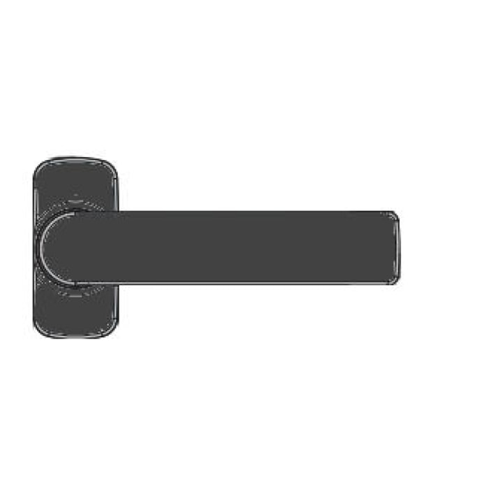 Béquille double Hera FAPIM Carré de 8 - Profil 40 à 55 mm - gris anthracite - 2041I-MR