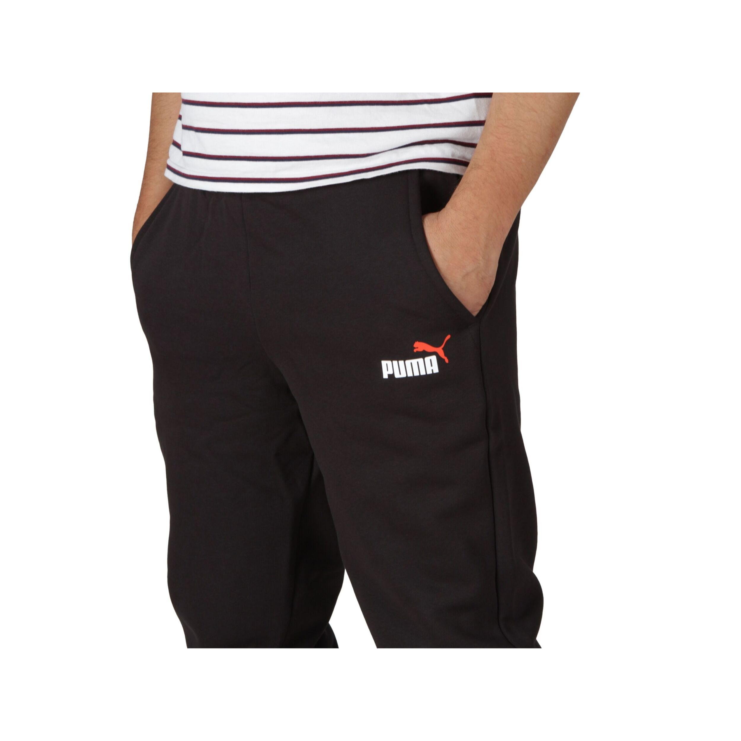 Pantaloni Puma Ess+ 2 Col Logo Pant Nero