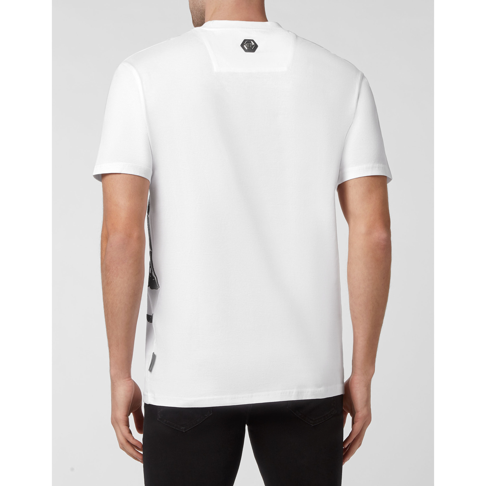 PHILIPP PLEIN Camiseta de cuello redondo y manga corta