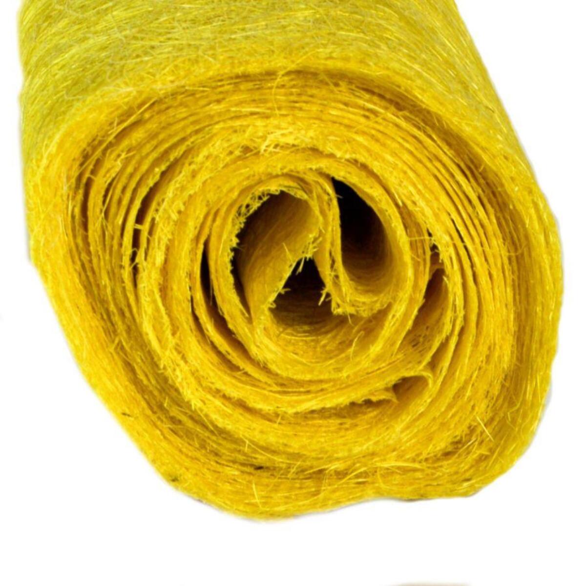 Rotolo abaca giallo cm500h50