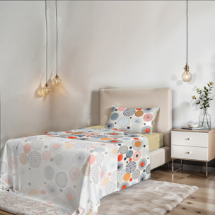COMPLETO LETTO FANTASY PIAZZA E MEZZA - 100% MICROFIBRA