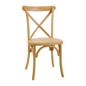 Sedia Pepita Natural per soggiorno, cucina e arredo bar