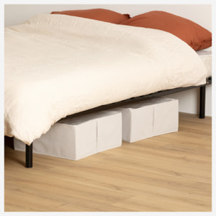 Housse de rangement "Groomy" rigide beige