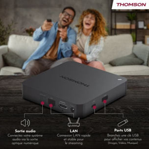 Passerelle multimédia THOMSON 245 Box 4K avec Google TV