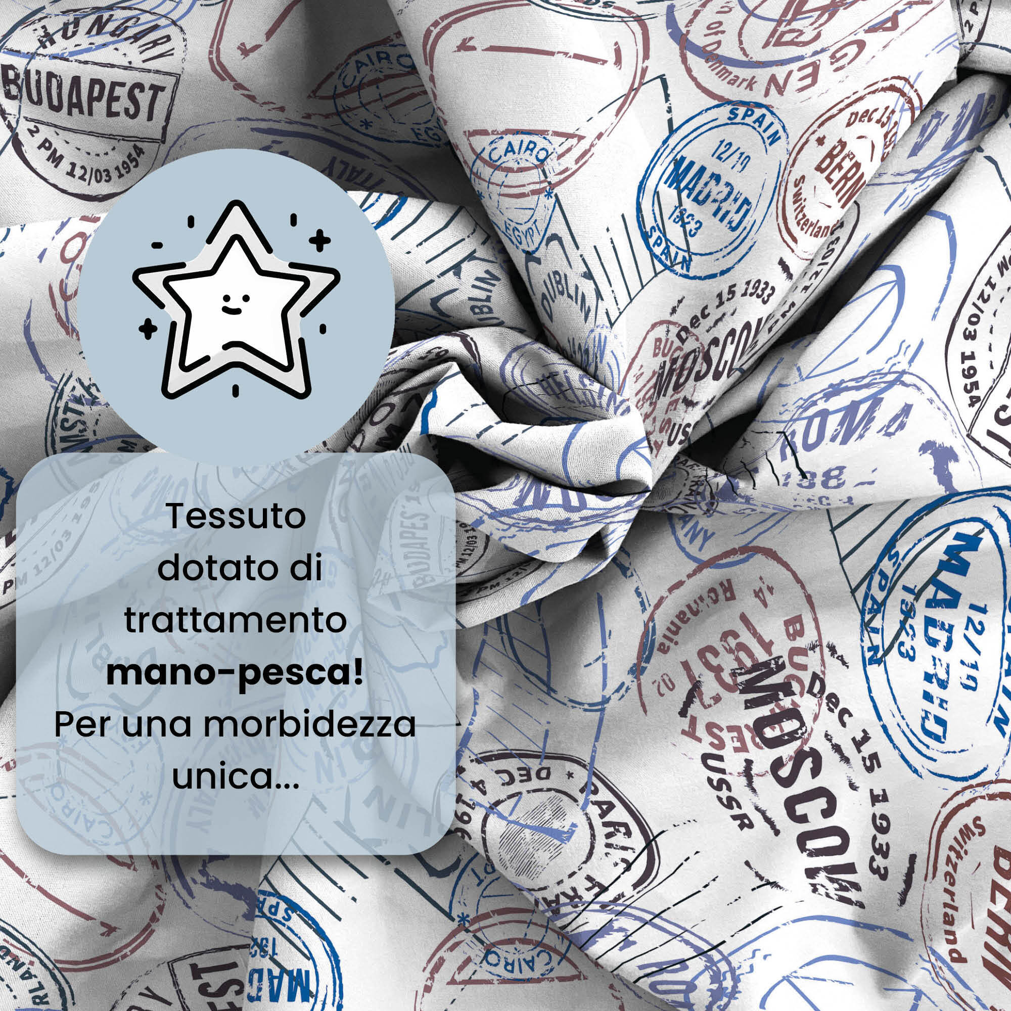 COMPLETO LETTO FASHION, 100% Microfibra, No Stiro - TRAVEL LIFE