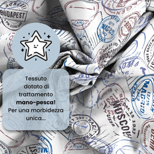 COMPLETO LETTO FASHION, 100% Microfibra, No Stiro - TRAVEL LIFE
