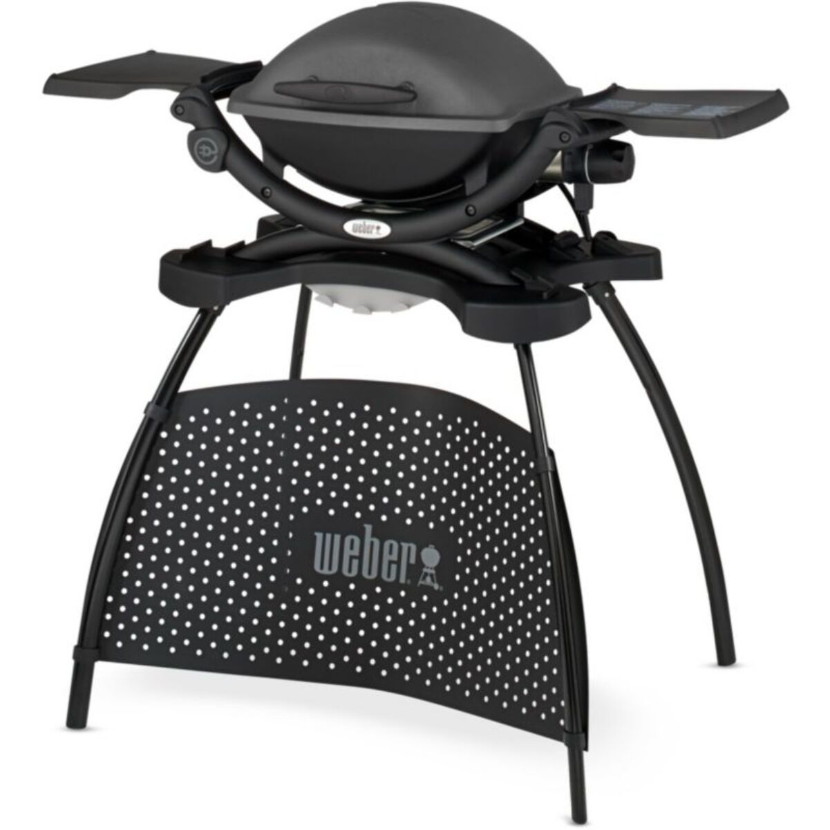 Barbecue électrique WEBER Q 1400 Stand dark grey Grill  sur pieds, 43x32 cm