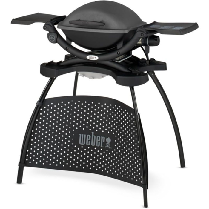 Barbecue électrique WEBER Q 1400 Stand dark grey Grill  sur pieds, 43x32 cm