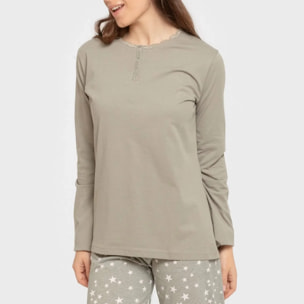 Pigiama lungo da donna little star