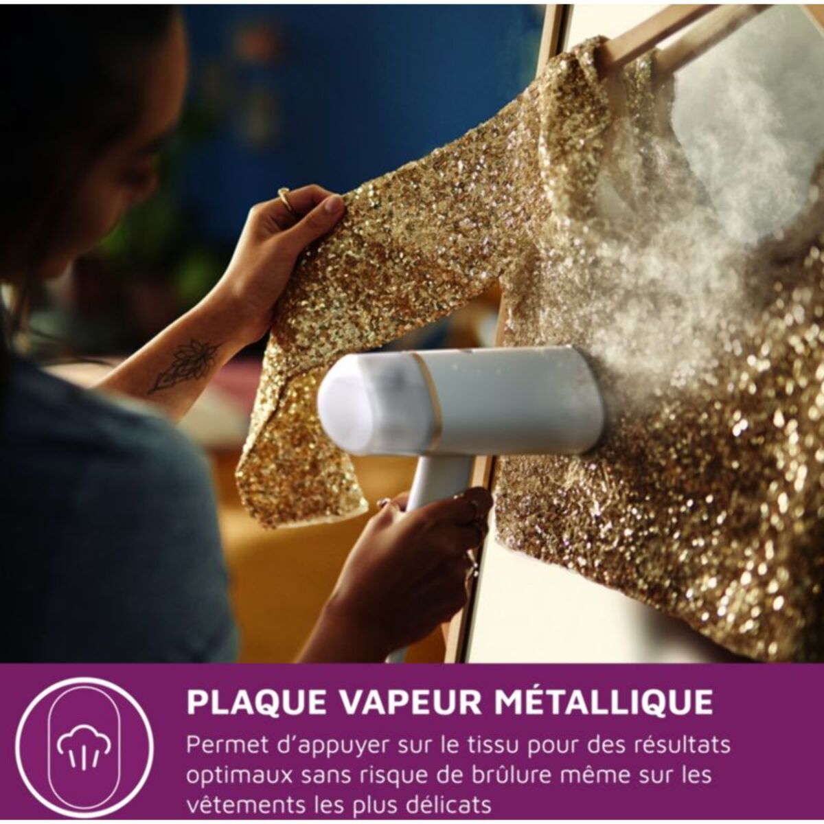 Défroisseur vapeur PHILIPS STH3020/10 Steamer Série 3000 Blanc, 30 sec*, 1000W