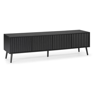 Mueble TV Lluvia 4 puertas color Negro