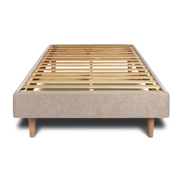 Sommier Kit Tissu Ep14 - pieds bois