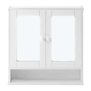 Mobiletto da bagno 2 ante con specchio e 1 mensola - Joyce