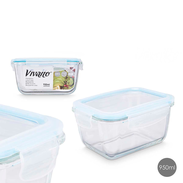 SPEZIERIA IN BOROSILICATO ERMETICA 950ML