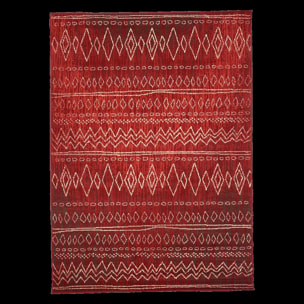 Tapis berbère tissé motifs tribaux KIHE