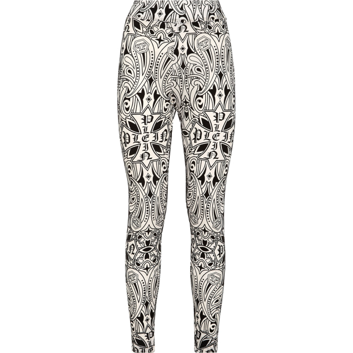 PHILIPP PLEIN Jogging Leggings GOTHIC PLEIN