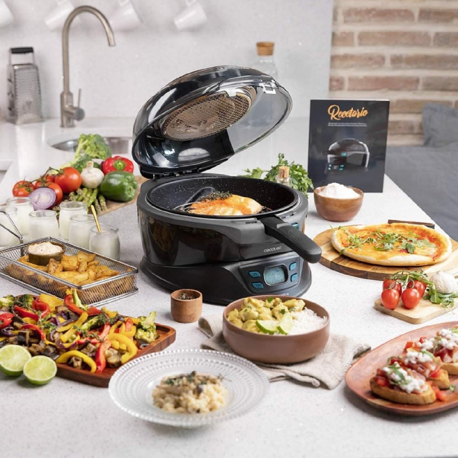 Cecotec Friteuse sans huile TurboCecofry 4D Healthy